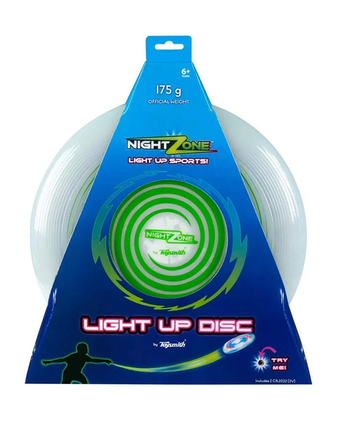 Areyougame Toysmith Nightzone Light Up Disc - Intensery