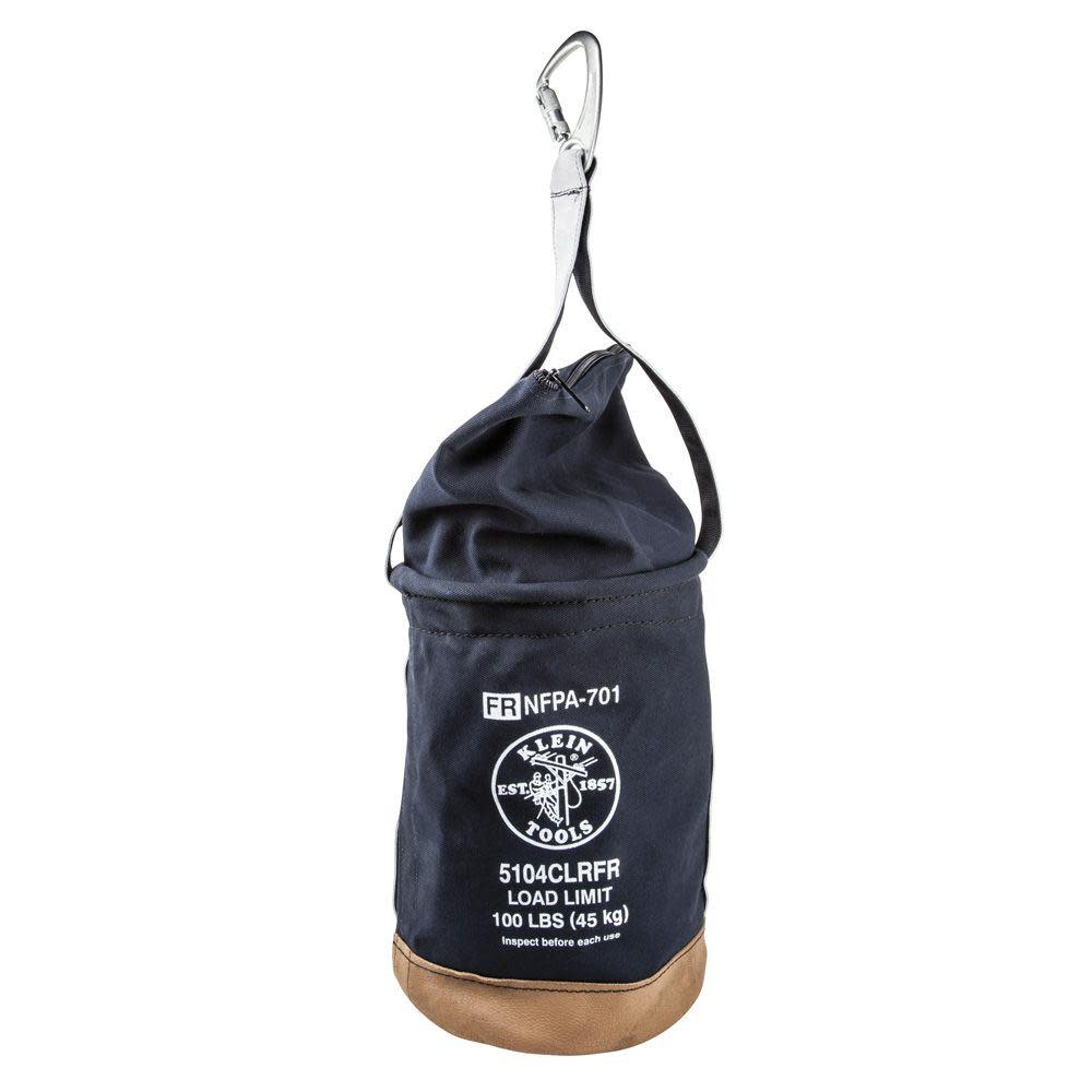 Klein Tools Flame-Resistant Canvas Bucket w/Top 5104CLRFR from Klein Tools - Intensery
