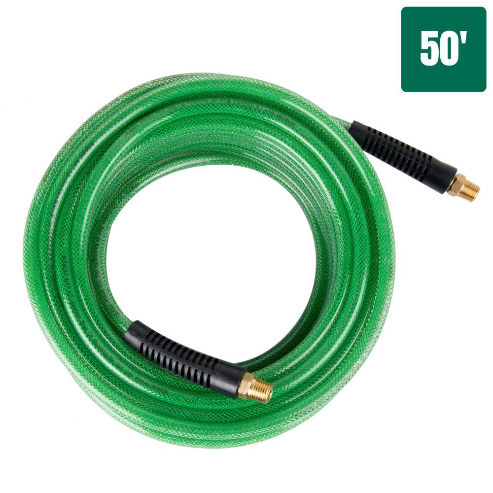Professional Grade Polyurethane Air Hose 50 Ft. x 1/4 In. - Intensery