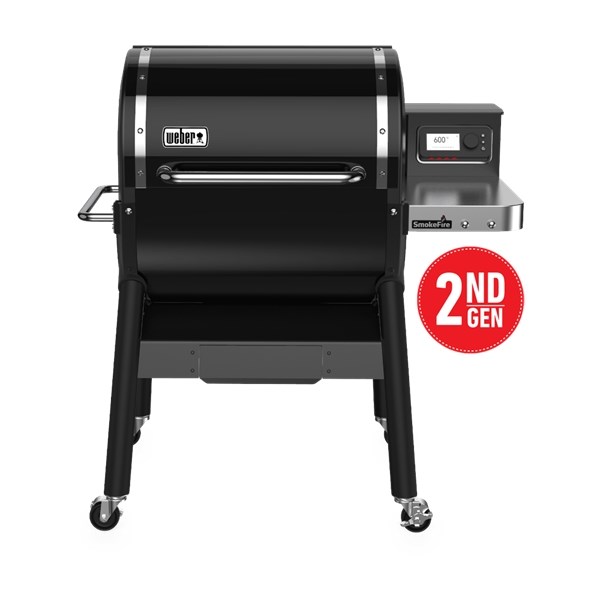 SmokeFire EX4 (2nd Gen) Wood Fired Pellet Grill - Black - Intensery