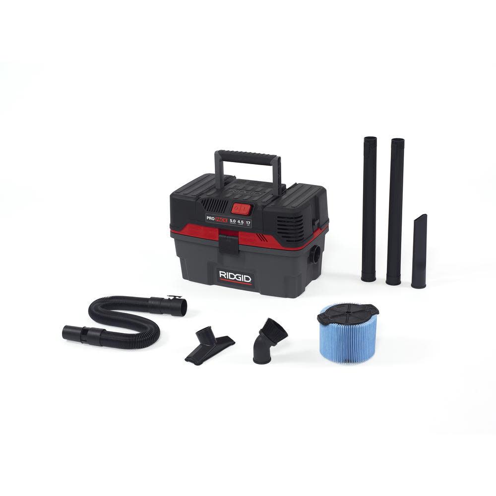 Ridgid 4.5 Gallon Pro Pack Wet/Dry Vac 50318 from Ridgid - Intensery