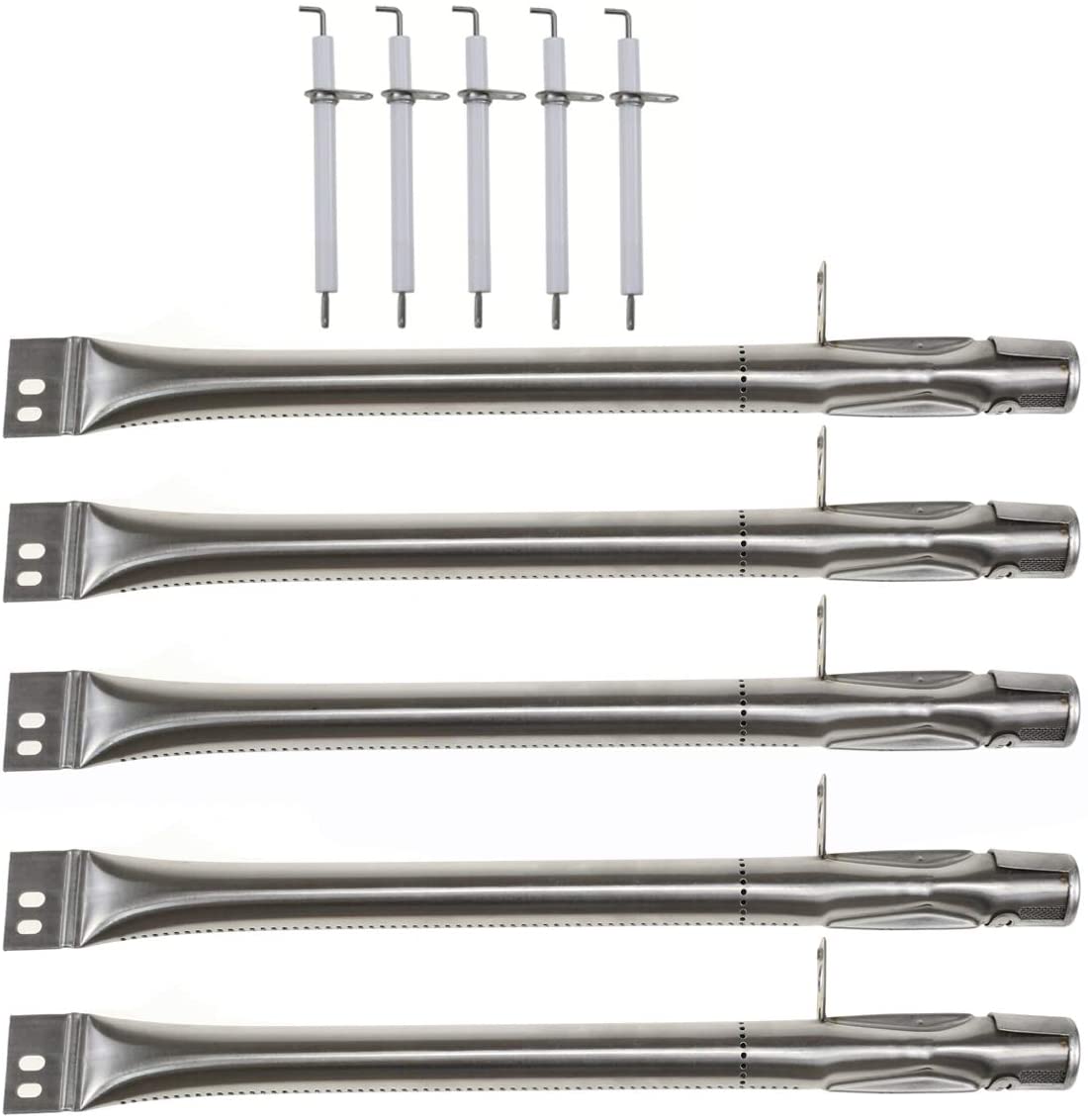 Burners and Igniter Parts Kit for Brinkmann 810-4665-G, 810-4679-F 6 Burner Gas Grills - Intensery