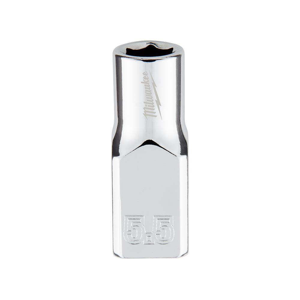 Milwaukee 1/4 in. Drive 5.5mm Metric 6-Point Socket 45-34-9031 from Milwaukee - Intensery