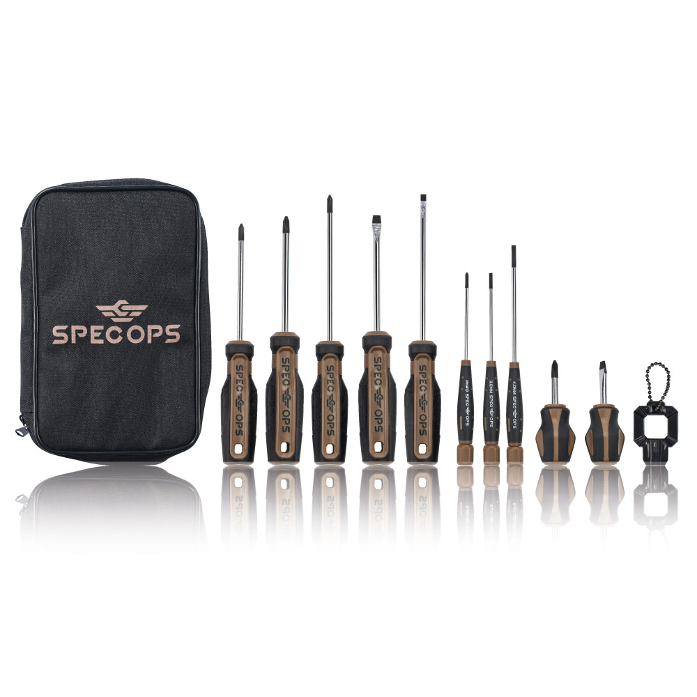 Spec Ops Screwdriver Set with Case 10pc - Intensery