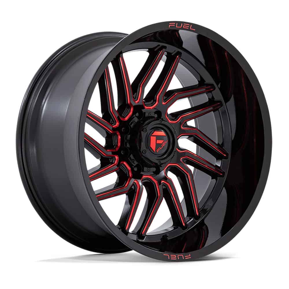 Fuel 1PC Wheels D808 20X10 8X6.5 G-BLK MILL-RT -18MM - Intensery