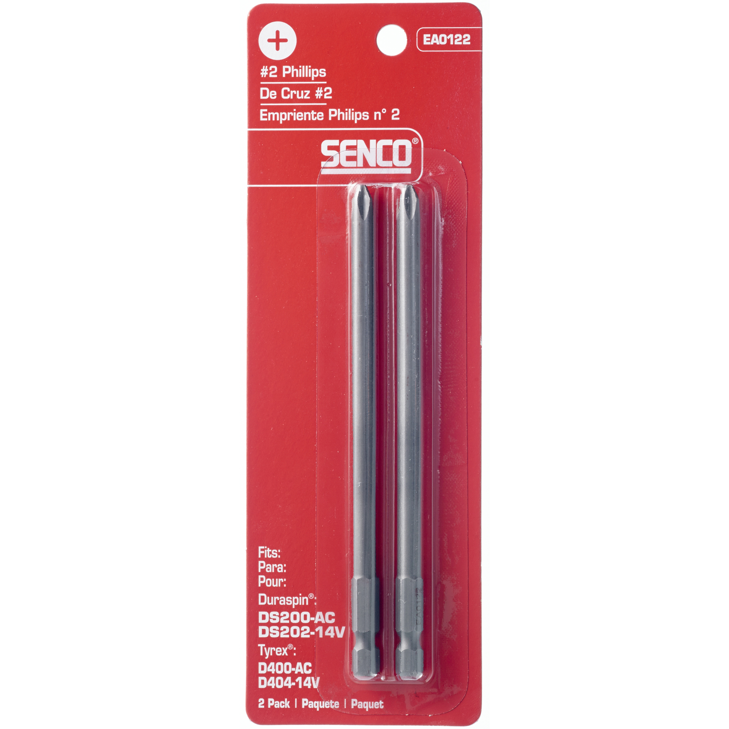 Senco Duraspin Phillips #2 X 5 in. L Driver Bit Steel 2 pk - Intensery