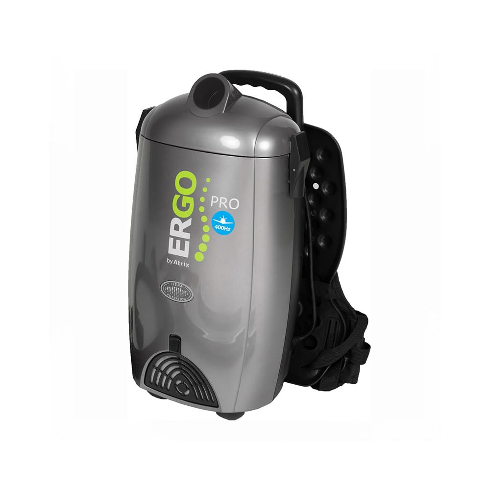 Atrix Gray Ergo Pro HEPA Vacuum Cleaner Aviation Backpack - Intensery