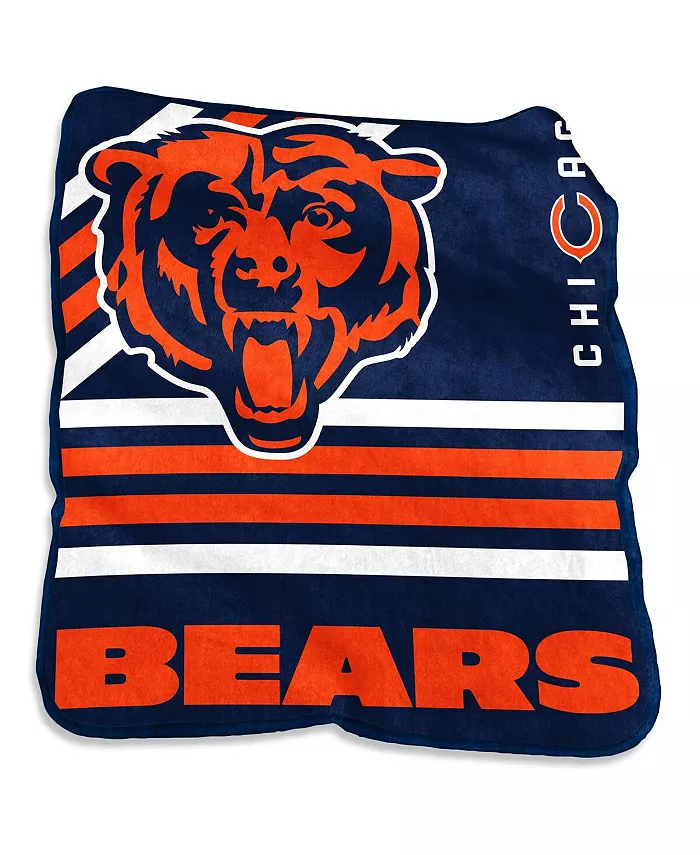 Logo Brands Chicago Bears 50'' x 60'' Plush Raschel Throw - Intensery