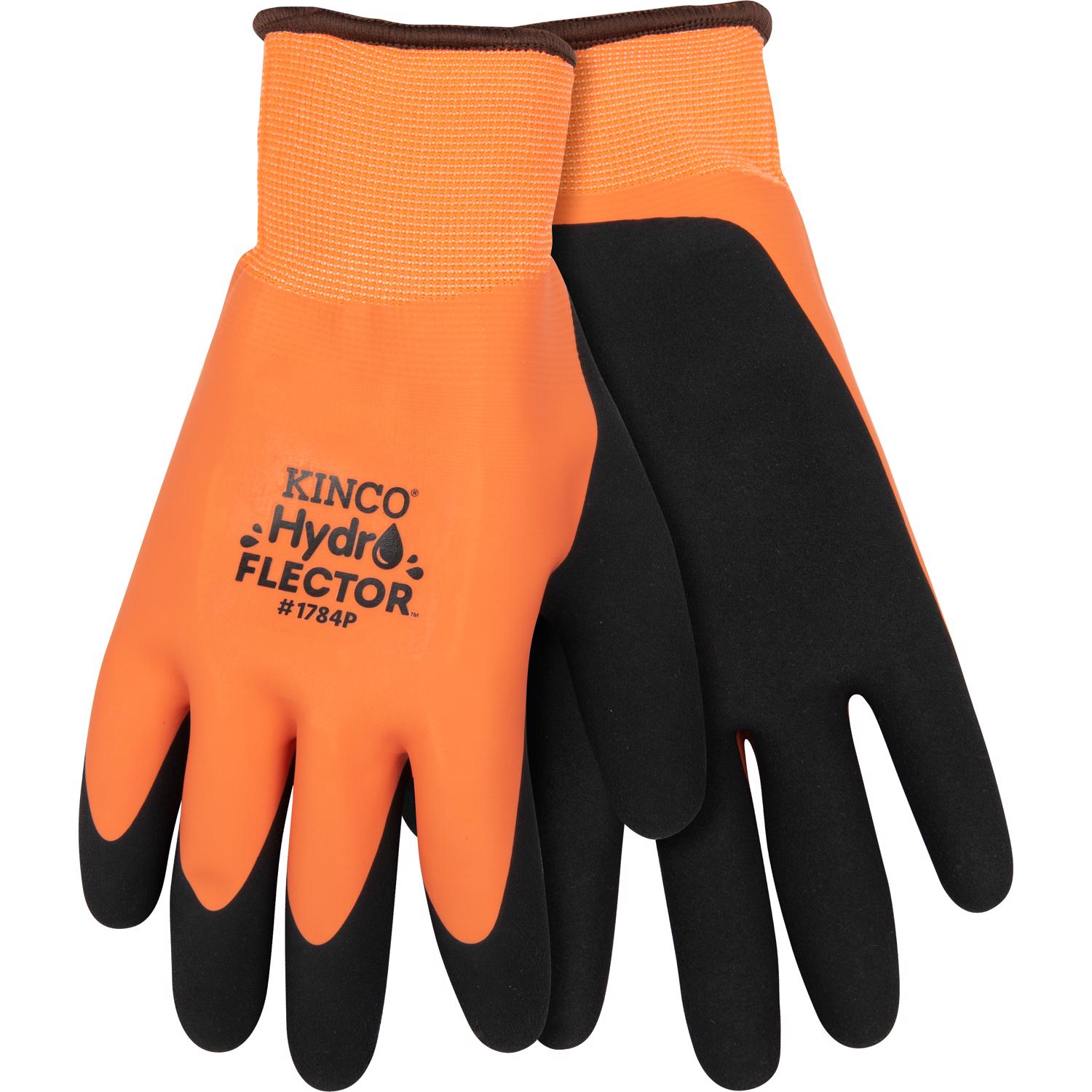 Kinco Hydroflector Men\u0027s Waterproof Gloves Black/Orange M 1 pair - Intensery