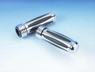 ShowChrome Accessories 17-376 Show Crome Accessories Chrome Comfort Grips (Non-Heated) - Intensery