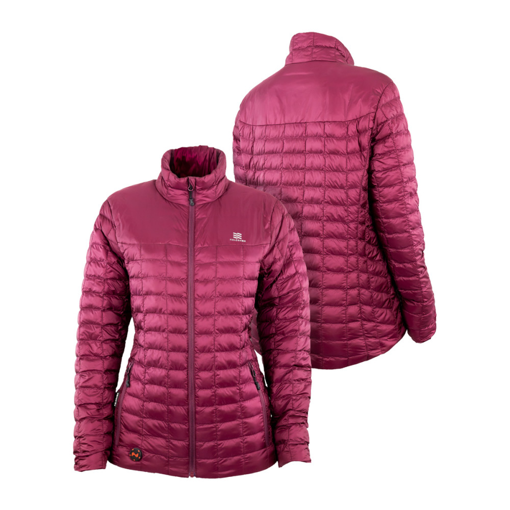 Backcountry Heated Jacket Womenand#8217;s 7.4 Volt Burgandy Small - Intensery