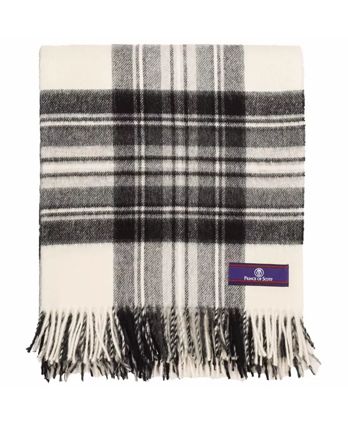 Prince of Scots Highland Tartan Tweed Throw - Intensery