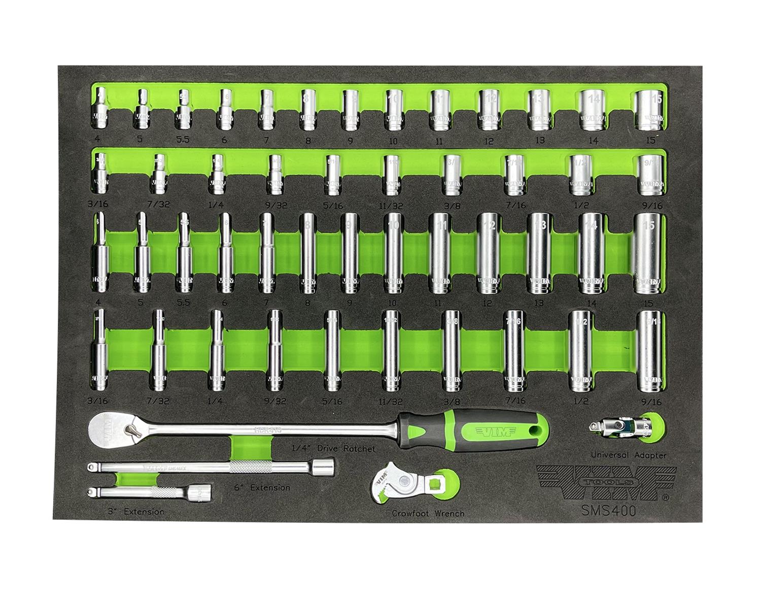 VIM Tools SMS400 VIM Tools Master Socket Sets - Intensery