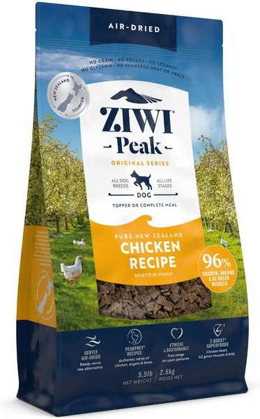 Ziwi Peak Chicken Grain-Free Air-Dried Dog Food - Intensery