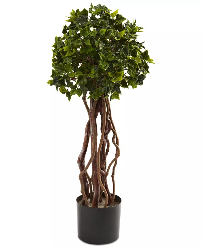 Nearly Natural 2.5' English Ivy UV-Resistant Indoor Outdoor Topiary - Intensery