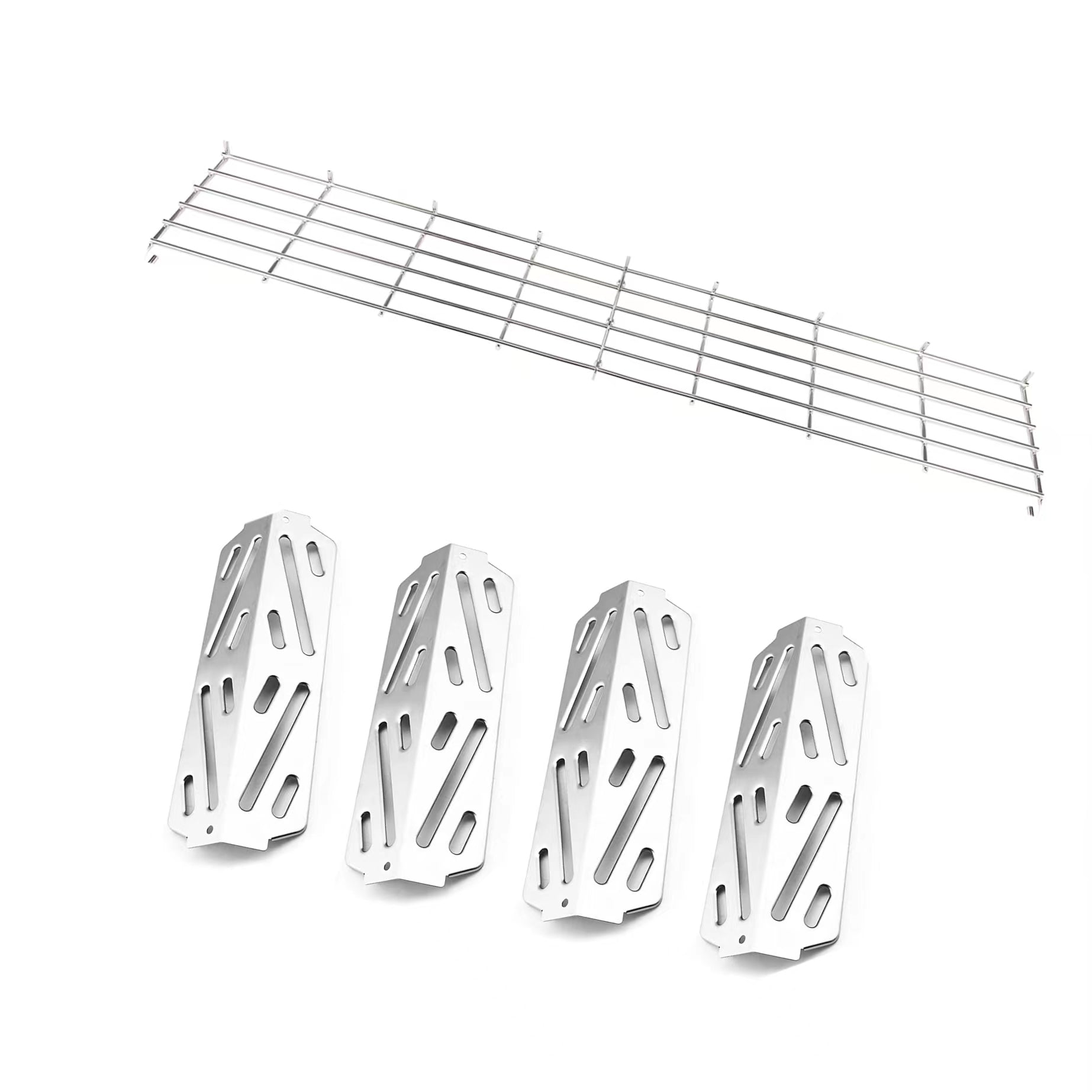 Heat Deflector + Warming Rack for Weber Genesis II, II LX 4 Burner Grills, E410, E435, S410, E440, S440 Gas Grills - Intensery