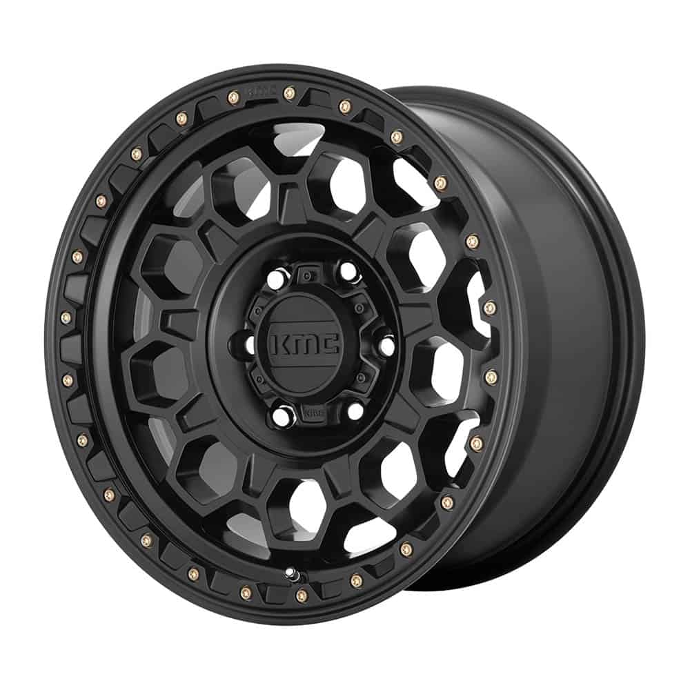 KMC KM545 TREK KM545 17X9 6X5.5 S-BLK 18MM - Intensery