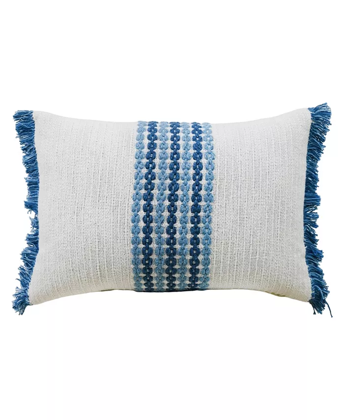 Vibhsa Linden Street Handloom Woven Decorative Pillow， 14'' x 20'' - Intensery