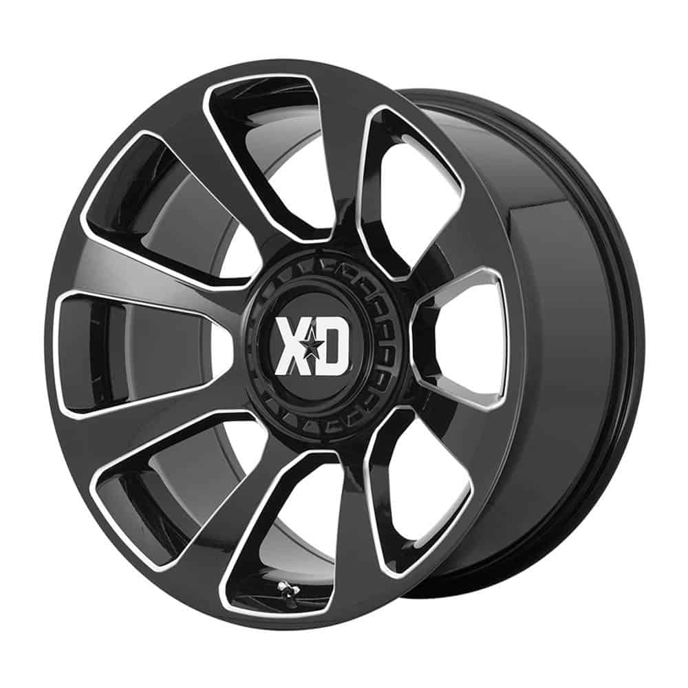 XD XD854 REACTOR XD854 20X10 5X5.0/5.5 G-BLK MILL -18MM - Intensery
