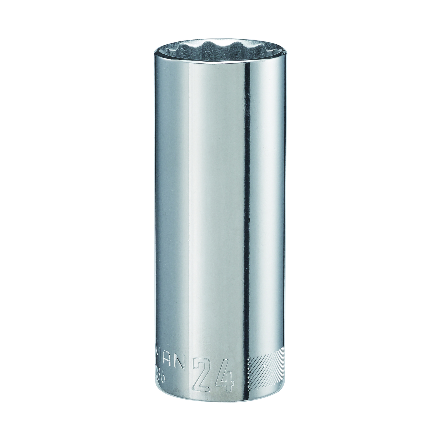 Craftsman 24 mm X 1/2 in. drive 12 Point Deep Deep Socket 1 pc - Intensery