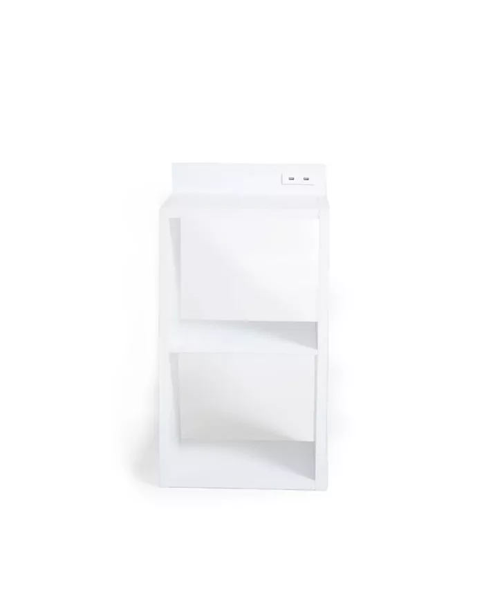 Dormify Charging Storage Cube， Features 2 USB Ports - Intensery