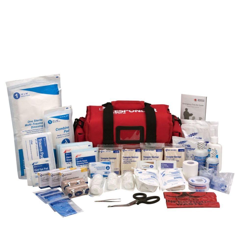 First Aid Only First Responder Kit Large 158pc Bag - Intensery