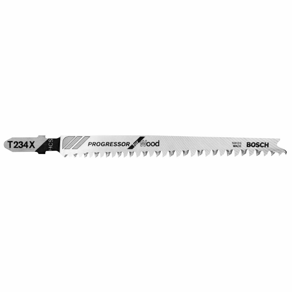 5 pc. 4-1/2 In. 8-12 TPI Progressor for Wood T-Shank Jig Saw Blades - Intensery