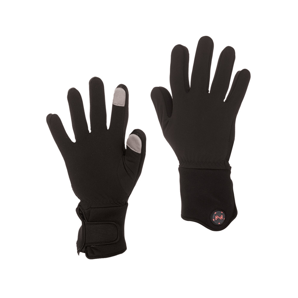 Heated Gloves Liner Unisex 7.4 Volt Black Small - Intensery