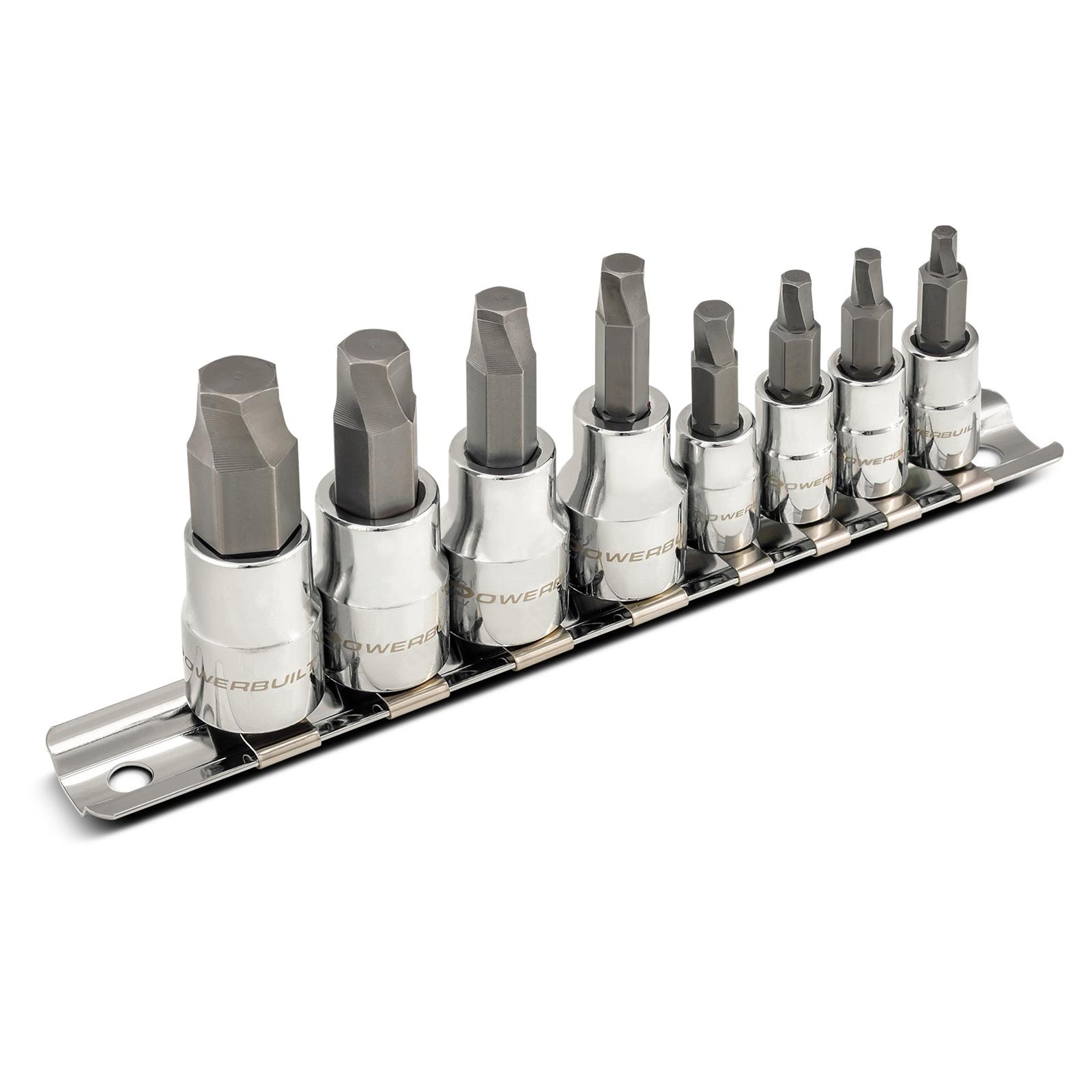 Powerbuilt Tools 240094 Powerbuilt Zeon Hex Bit Socket Sets - Intensery