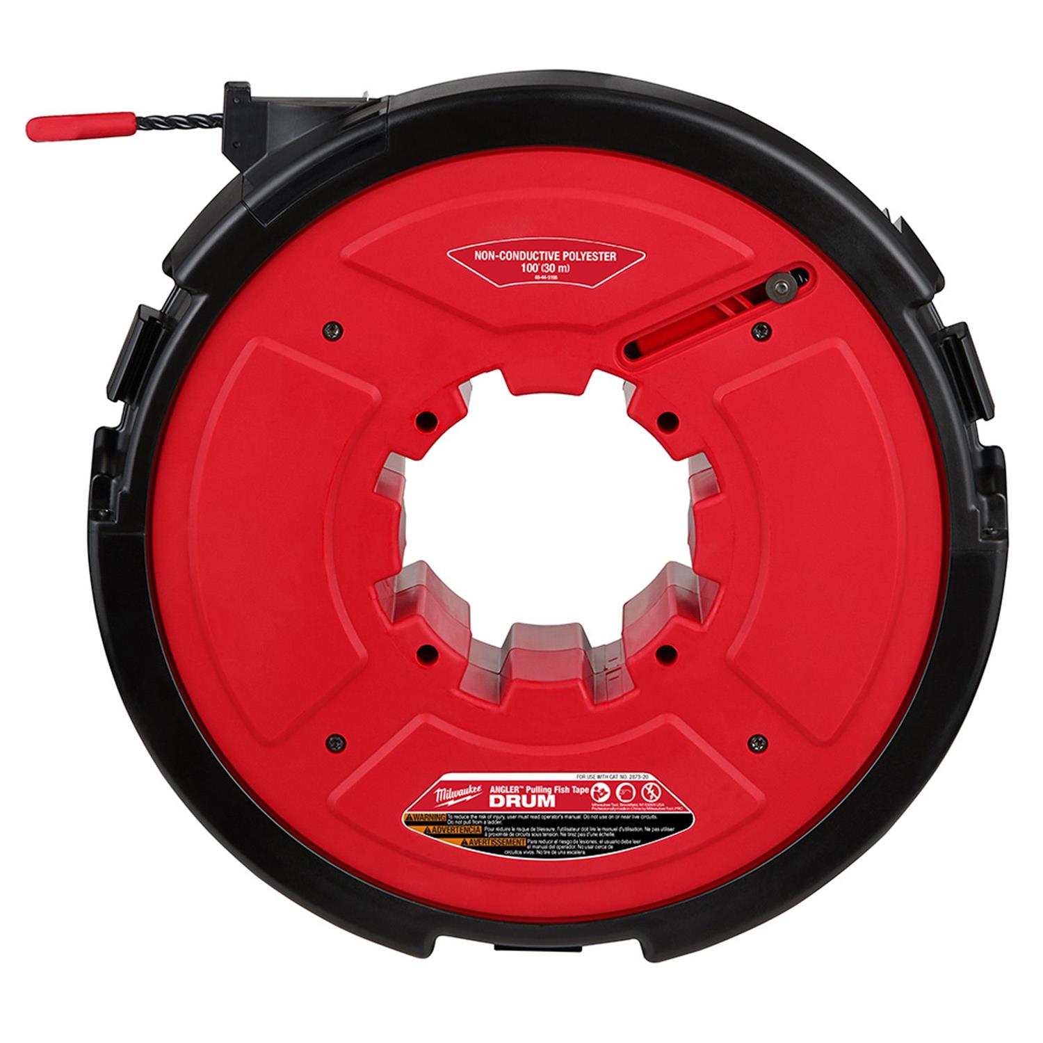 Milwaukee Tool 48-44-5195 Milwaukee M18 FUEL ANGLER Non-Conductive Polyester Pulling Fish Tape Drums - Intensery