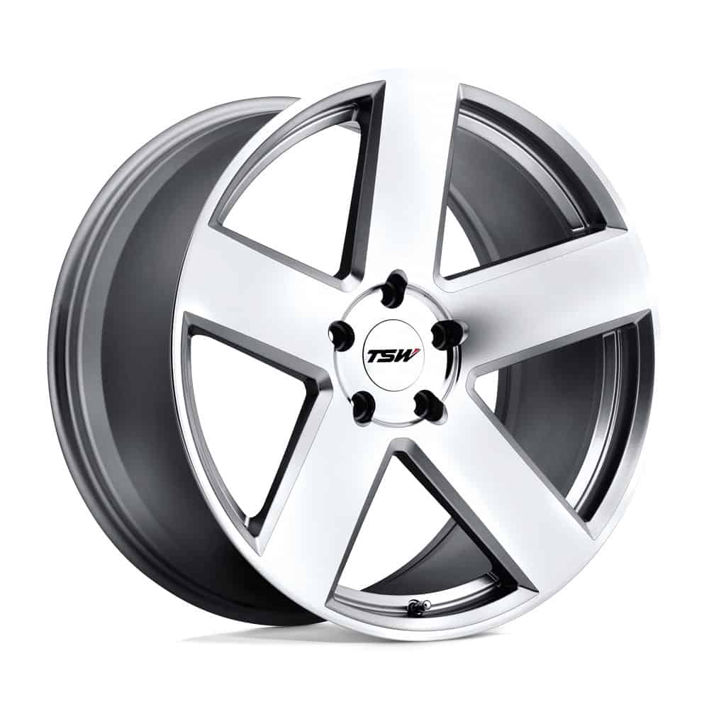 TSW TWBRS 22X10.5 5X112 SLV MIR FACE 44MM - Intensery