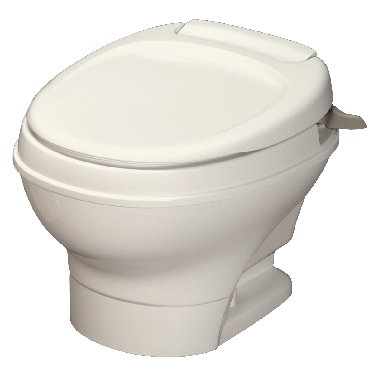 Thetford Aqua-Magic V RV Toilet, Hand Flush, Low, Parchment, 31647 - Intensery