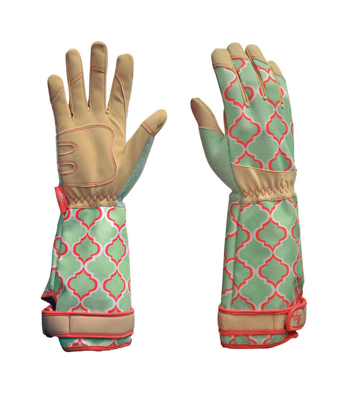 Digz Women\u0027s Indoor/Outdoor Rose Picker Gardening Gloves Green M 1 pk - Intensery
