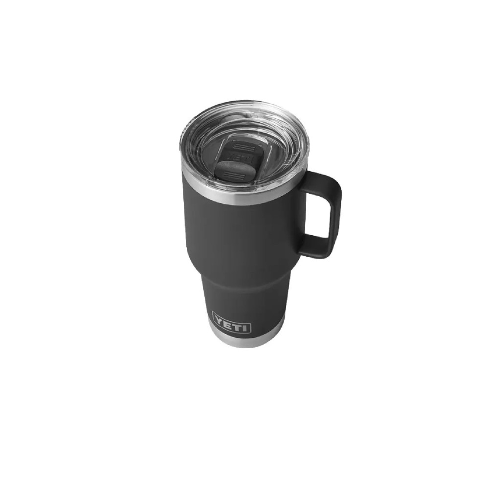 Yeti Black Rambler 30oz Travel Mug with Stronghold Lid - Intensery