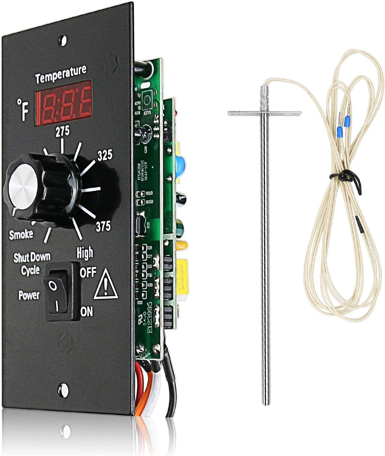 Digital Thermostat Kit for Traeger Bronson 20 TFB29PLB Pellet Grill, Digital Thermometer Pro Controller - Intensery