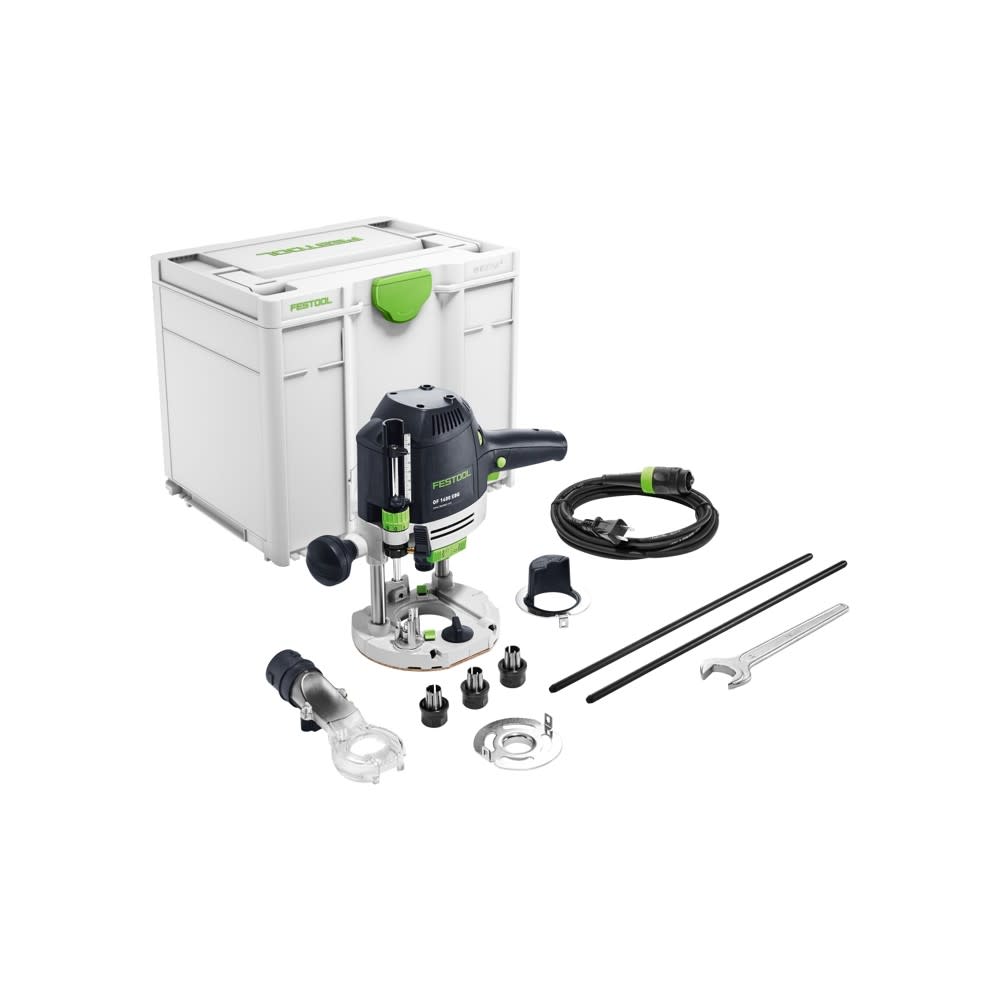 Festool 2 3/4 OF 1400 EQ-F-Plus Plunge Router with Systainer3 - Intensery