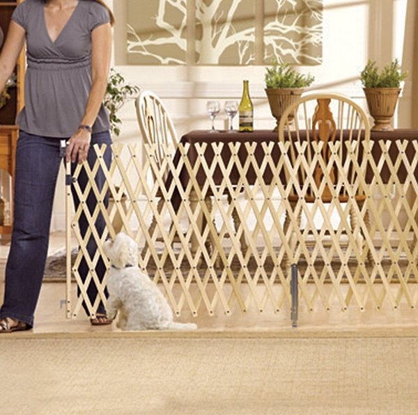 GMI Keepsafe Wooden Expanding Pet Gate - Intensery