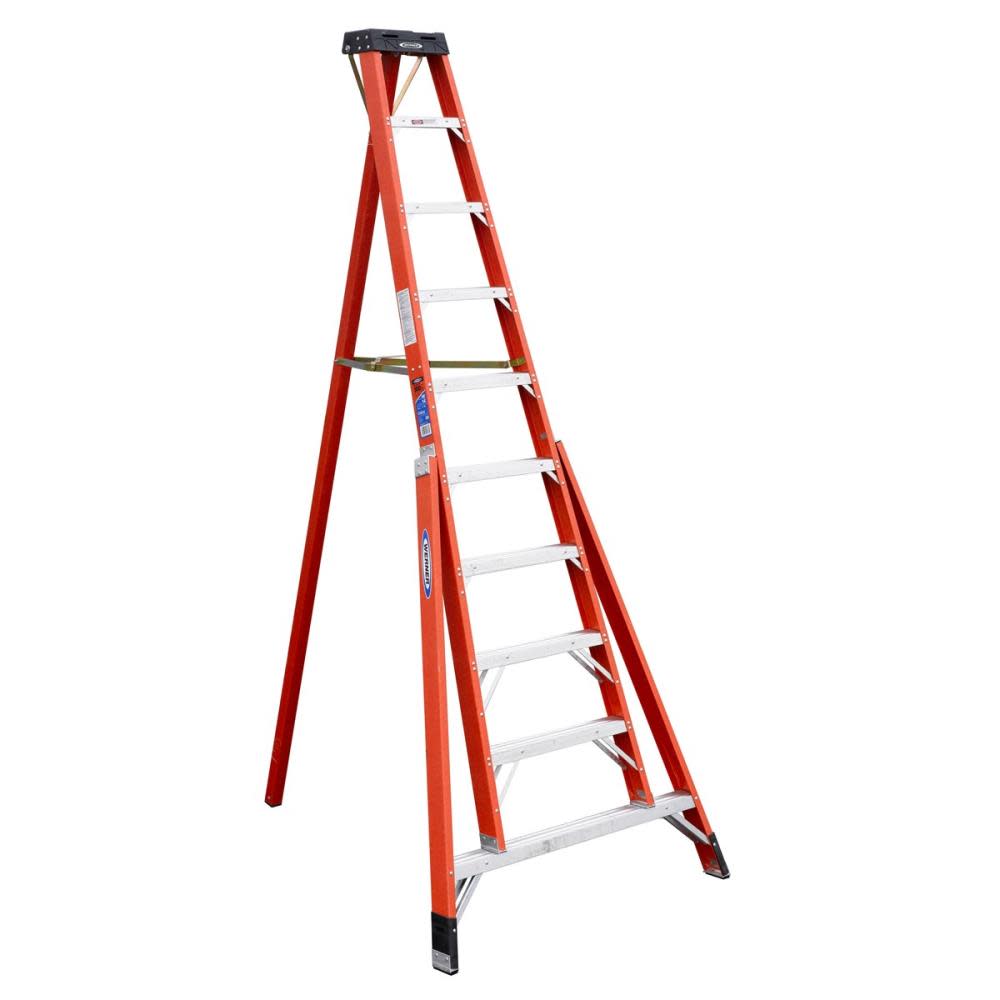 10 Ft. Type IA Fiberglass Tripod Ladder - Intensery