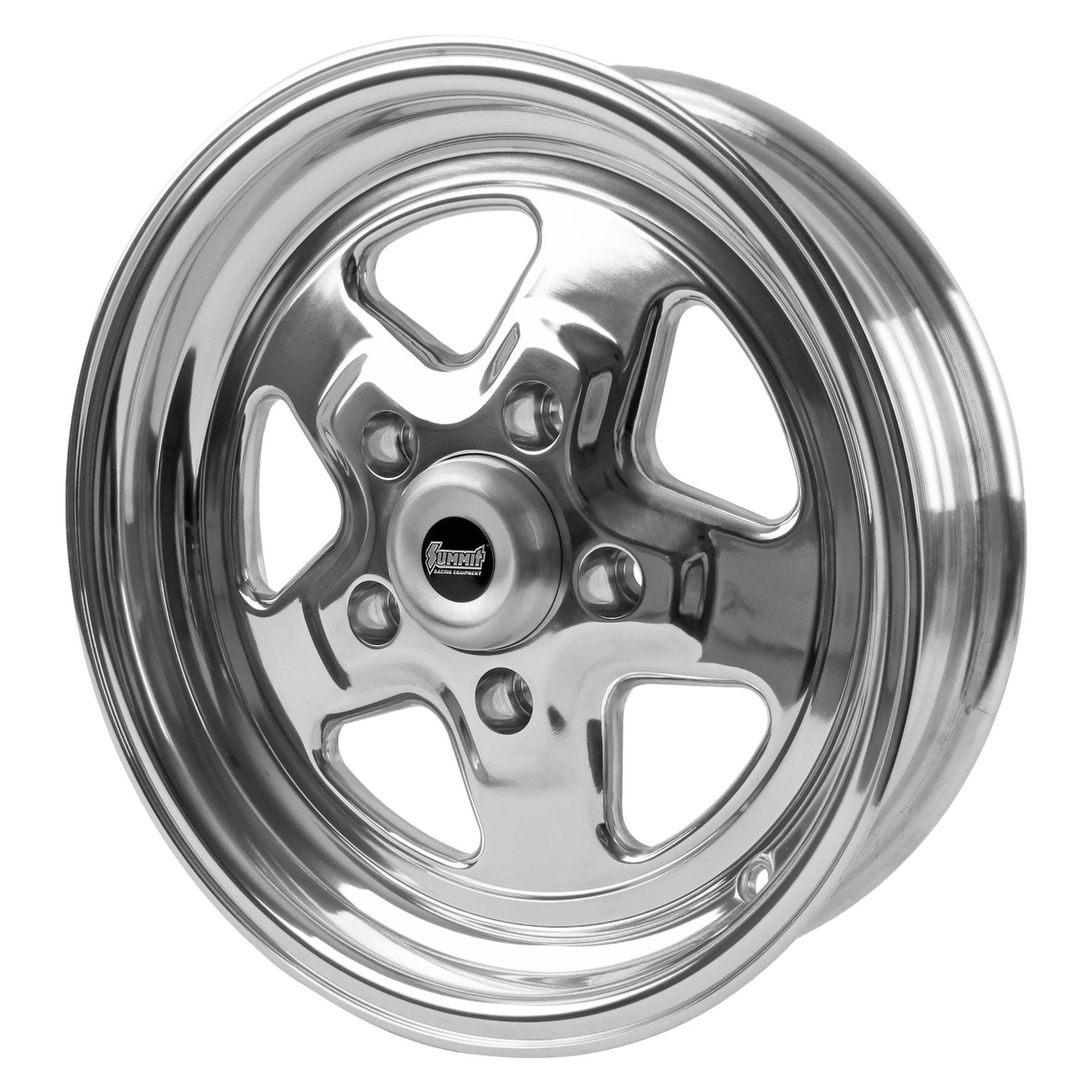 Summit Racing SUM-521P-5473N19 Summit Racing Equipmentand#174; Fast-Five Wheels - Intensery