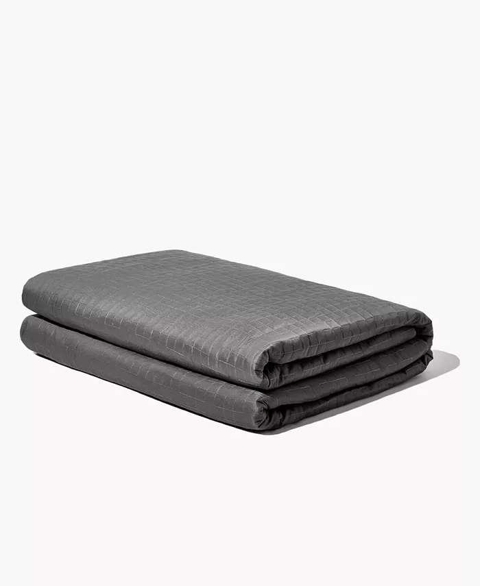 Gravity Cooling Zippered 35lbs Weighted Throw Blanket， Queen - Intensery