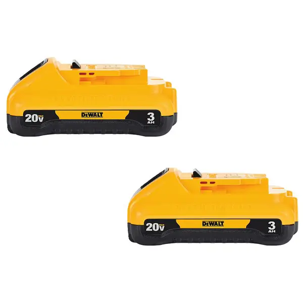DEWALT DCB230-2 20V MAX Lithium-Ion 3.0 AH Compact Battery 2-Pack - Intensery