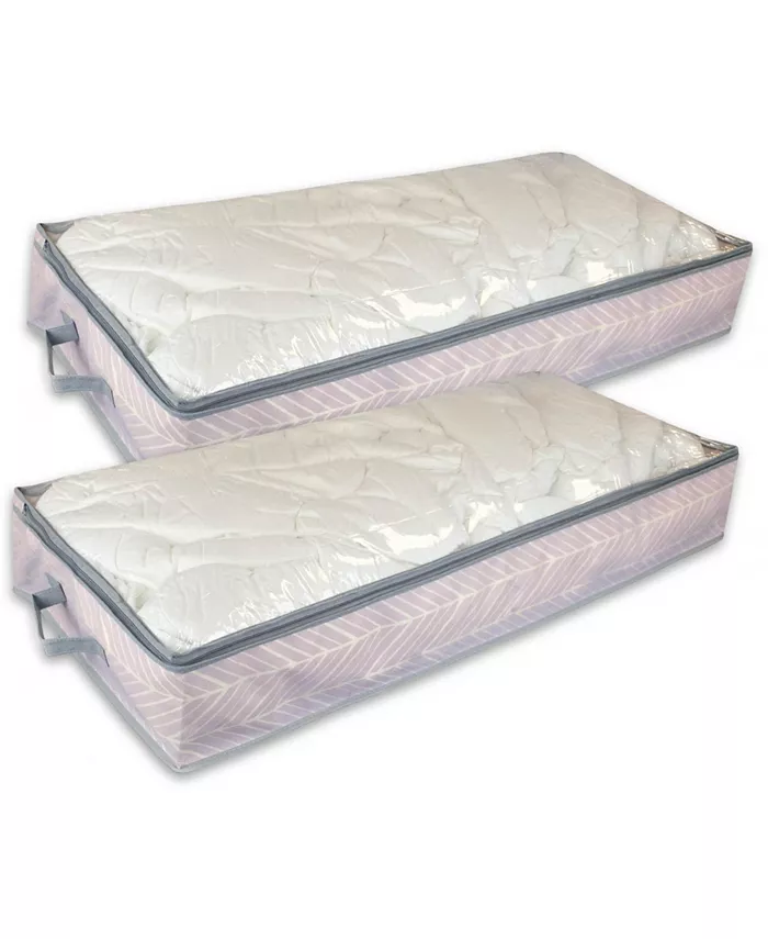Design Imports Chevron Soft Storage Set of 2 - Intensery