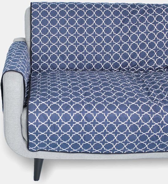 Molly Mutt Romeo Dog and Cat Couch Cover， Navy - Intensery