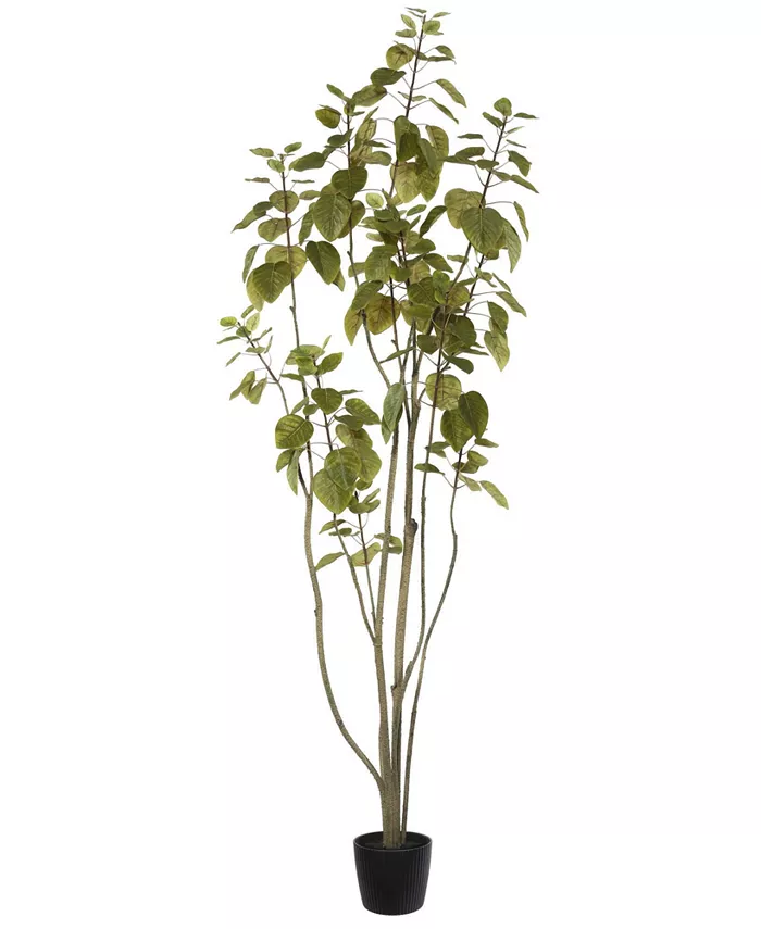 Vickerman 6' Artificial Green Potted Cotinus Coggygria Tree - Intensery