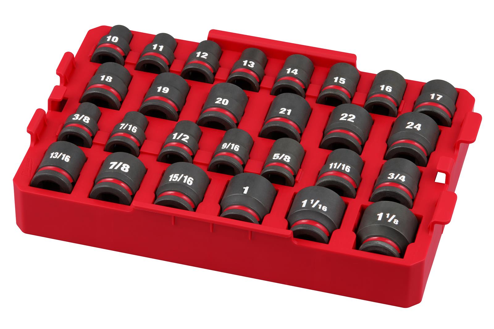 Milwaukee Tool 49-66-6819 Milwaukee PACKOUT SHOCKWAVE Impact-Duty Sockets Sets - Intensery
