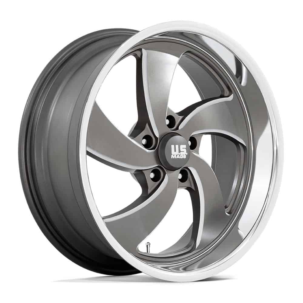 US Mag 1PC Wheels U133 20X9.5 5X4.75 ANTH-MILL-DCL 1MM - Intensery