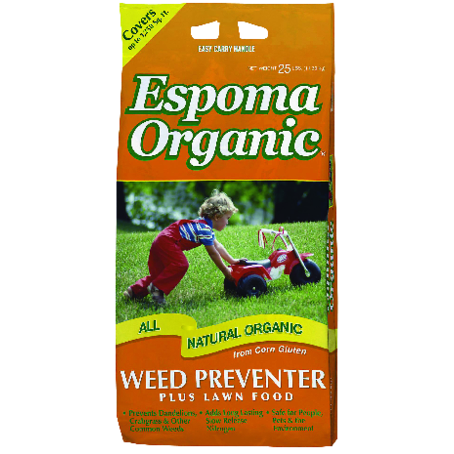 Espoma Organic Weed Preventer Lawn Food For All Grasses 1250 sq ft - Intensery