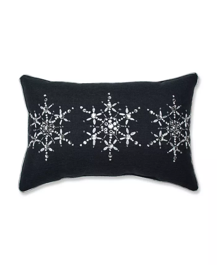 Pillow Perfect Jeweled Christmas Lumbar Pillow - Intensery