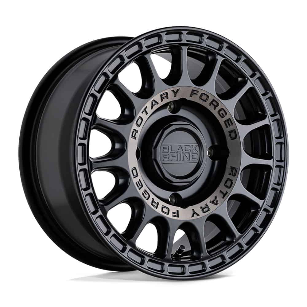 Black Rhino Powersports BLSND 15X7 4X110 SGL-BLK-MCH-DDT-RG 36MM - Intensery