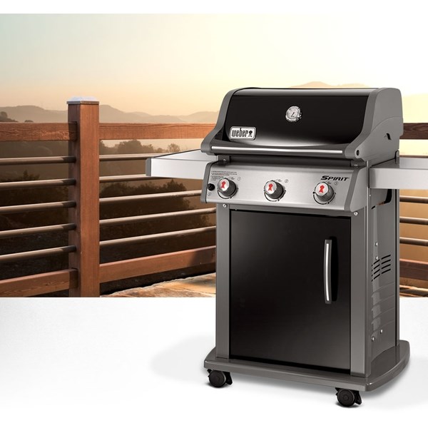 Spirit E-310 Gas Grill Black - Intensery